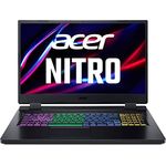 Acer Nitro 5 (AN517-55-770Z) Gaming Laptop | 17, 3" FHD 144Hz Display | Intel Core i7-12700H | 16 GB RAM | 1 TB SSD | NVIDIA GeForce RTX 4060 | Windows 11 | QWERTZ Tastatur | schwarz