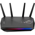 Asus ROG Strix GS-AX5400 Gaming Router (Ai Mesh WLAN System, WiFi 6 AX5400, PS5 kompatibel, Gaming Engine mit Aura RGB, Gigabit LAN, 1.5 GHz TC CPU, AiProtection, USB 3.2)