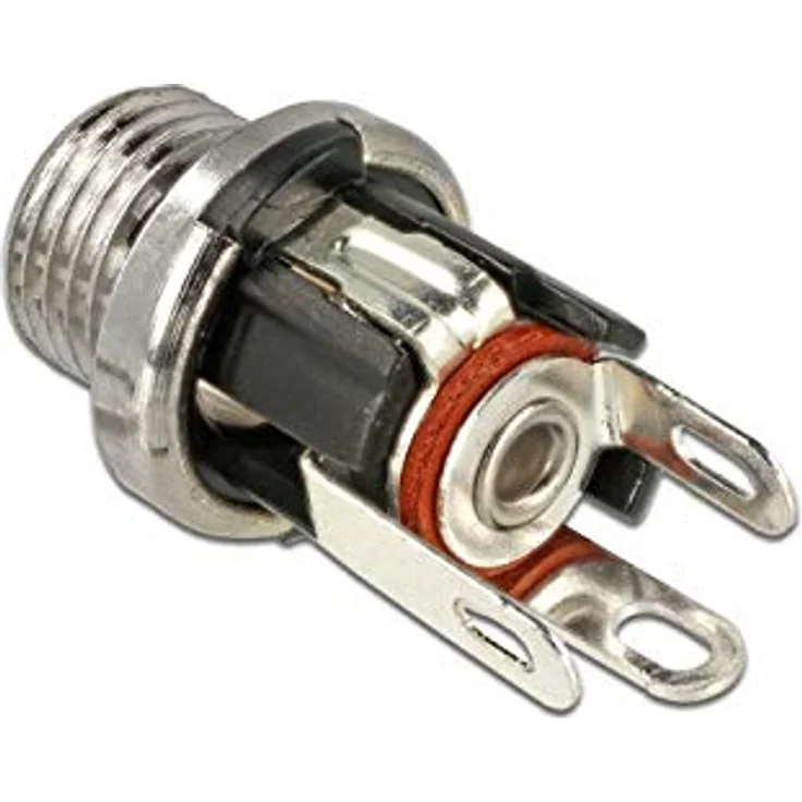 DeLOCK DC Einbaubuchse 5,5 x 2,5 x 9,5 mm, Lötversion für Verkabelung, max. 3 A, PBT Gehäuse – Bild 3