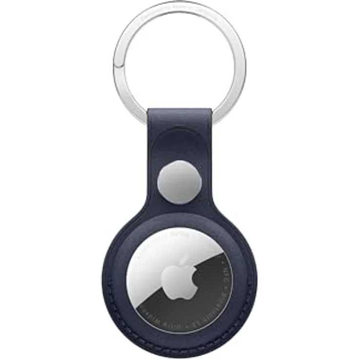 Apple AirTag Feingewebe Schlüsselanhänger – Navy, robuster Edelstahl und langlebiges Feintwill aus 68 % recycelten Materialien – Bild 1
