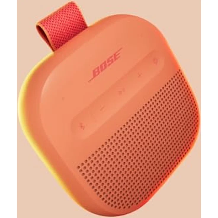 Bose SoundLink Micro (2. Gen.), tragbarer Bluetooth-Lautsprecher mit 12 Stunden Akkulaufzeit, wasserdicht und staubdicht, Pfirsichfarbener Sonnenuntergang – Bild 2