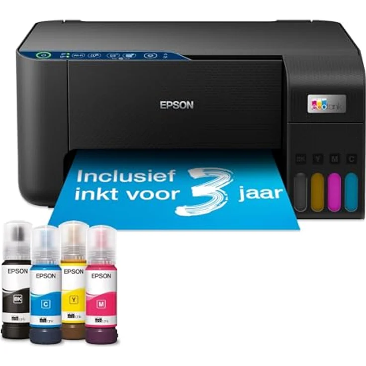 Epson EcoTank ET-2861 Tintenstrahl A4 5760 x 1440 DPI 33 Seiten pro Minute WLAN, Multifunktionsdrucker in Schwarz – Bild 2