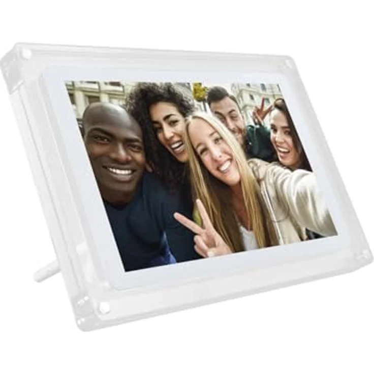 Braun Photo DigiFrame 1020 WiFi, Digitaler Bilderrahmen mit 10,1 Zoll IPS-Display, 1280 x 800 Pixel, Acryl weiss, 16 GB Speicher – Bild 3
