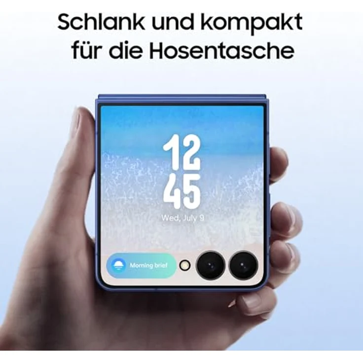 Samsung Galaxy Z Flip 7 AI, Faltbares Smartphone mit 50-MP-Weitwinkelkamera, 256 GB, 12 GB RAM, JetBlack – Bild 3