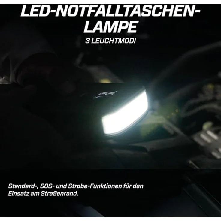 CTEK 40-625 Ladespannungs-Booster, tragbarer 12V Starthilfe mit 3000 A Spitzenstrom, inkl. USB Powerbank und LED-Taschenlampe – Bild 8