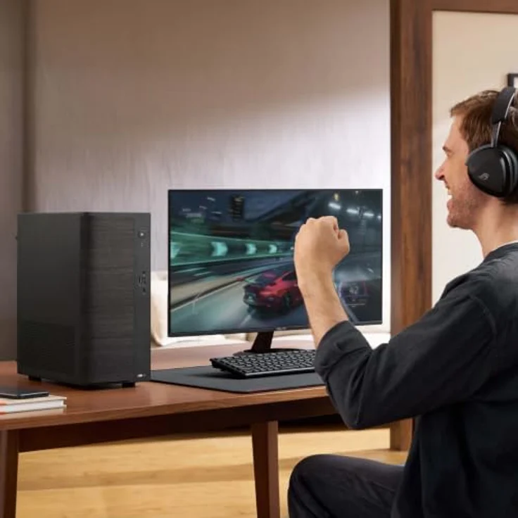 ASUS V700, Desktop-PC mit AMD Ryzen™ AI 7 445, 8 GB RAM, 250 GB SSD und Windows 11 Pro, Schwarz – Bild 7