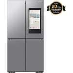 Samsung 4-Türen French Door mit Family Hub+ und AI Food Manager, 636 L Edelstahl Look