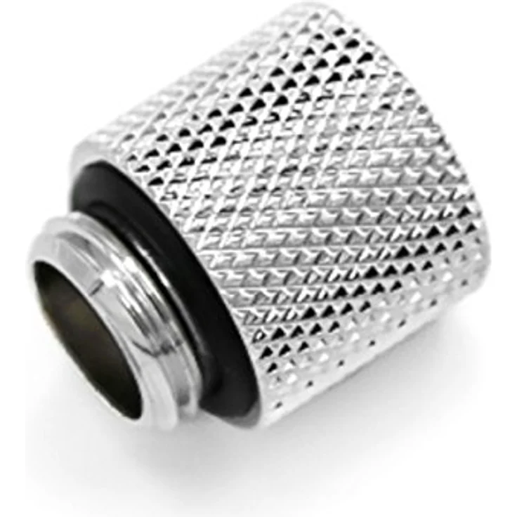 Barrow Verlängerung G1/4 männlich auf 15 mm G1/4 weiblich, glänzend Silber, Messing – Bild 1