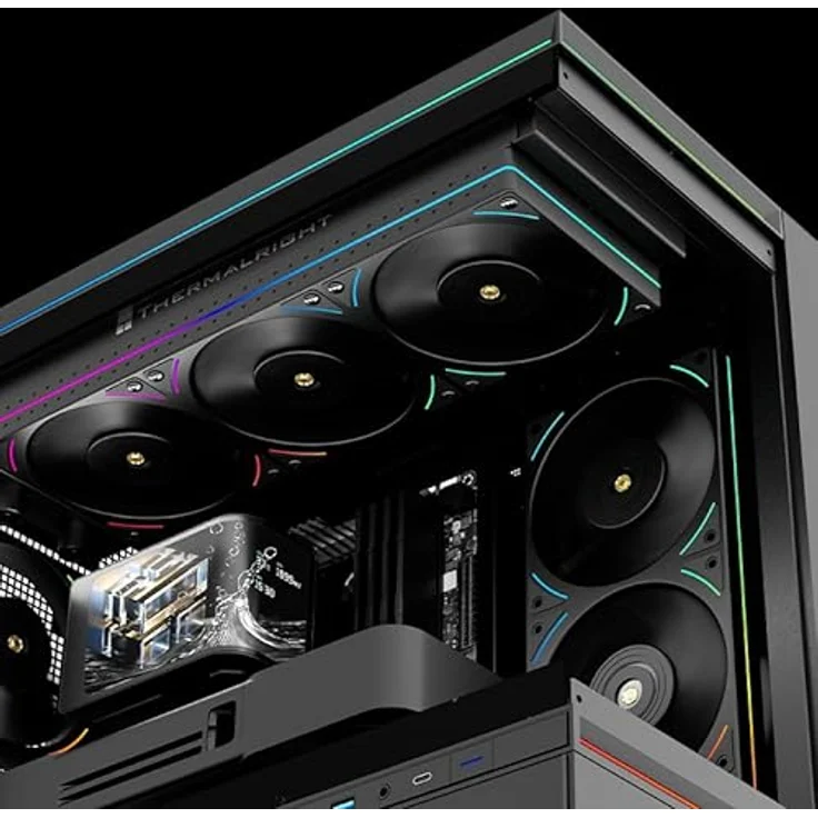 Thermalright Wonder Vision 360 UB ARGB, 360mm CPU Wasserkühler mit RGB-Beleuchtung, Schwarz – Bild 9