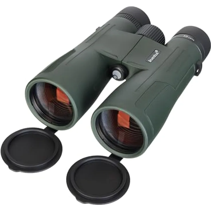 Levenhuk New Karma PRO ED 12x50, Fernglas mit 12-facher Vergrößerung, 50 mm Objektivöffnung, wetterfest nach IP67, ED Glaslinsen