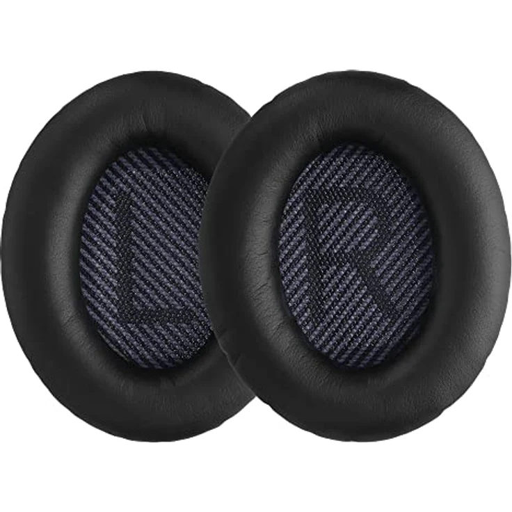 kwmobile 2X Ohrpolster kompatibel mit Bose Quietcomfort 35 35II 25 15 / QC35 QC35II QC25 QC15 - Kopfhörer Polster aus Kunstleder in edler Lederoptik – Bild 1