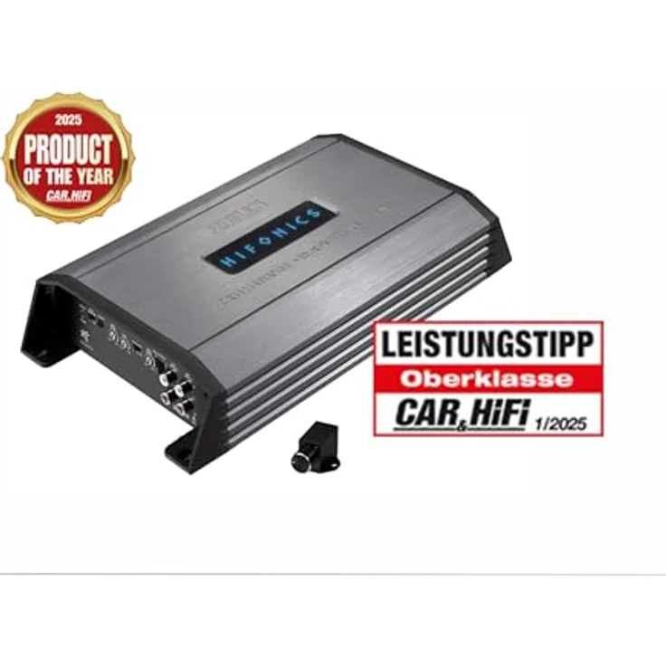 Hifonics ZXR900/2E, Audioverstärker mit 900 W Leistung, schwarz – Bild 3