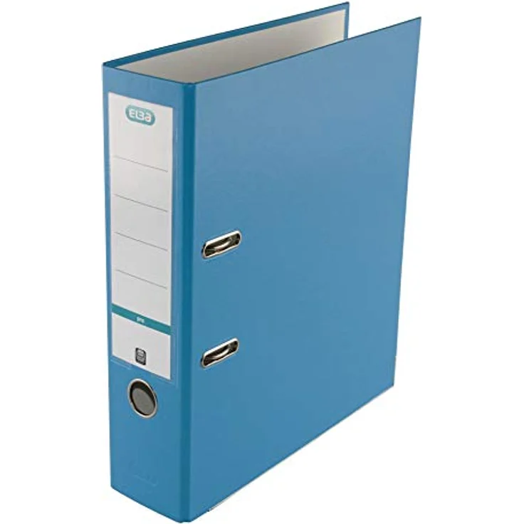 ELBA Aktenordner smart Pro PP/Papier - A4, 80 mm, hellblau, strapazierfähige PP-Folie, Premium-Mechanik – Bild 2