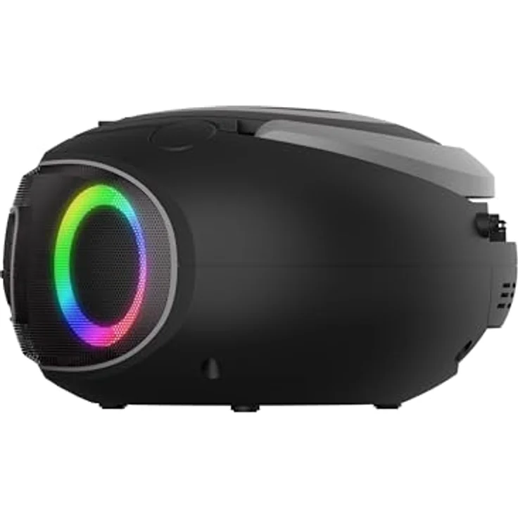 Denver TDB-212GR CD-Player (Retro-Design, Bluetooth, DAB+ mit LCD-Display & Lichteffekt) – Bild 4