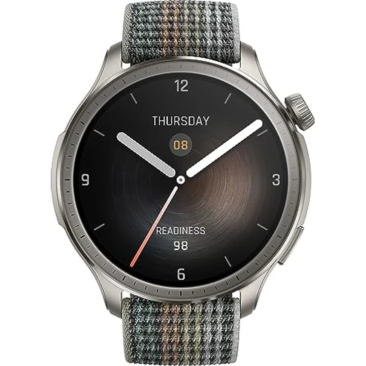 Amazfit Balance Smartwatch, Contactless Zahlung, NFC, KI-Fitnesstrainer, KI-Schlaf- und Gesundheits-Tracker, Dual-Band GPS, Alexa, Bluetooth Anrufe, 14 Tage Akkulaufzeit, 1,5" AMOLED, Sunset Grey – Bild 1