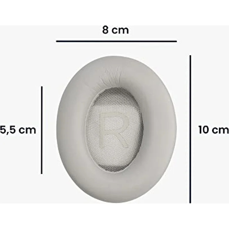 kwmobile 2X Ohrpolster kompatibel mit Bose Noise Cancelling 700 / NC700 - Kopfhörer Polster aus Kunstleder für Over Ear Headphones in edler Lederoptik – Bild 4