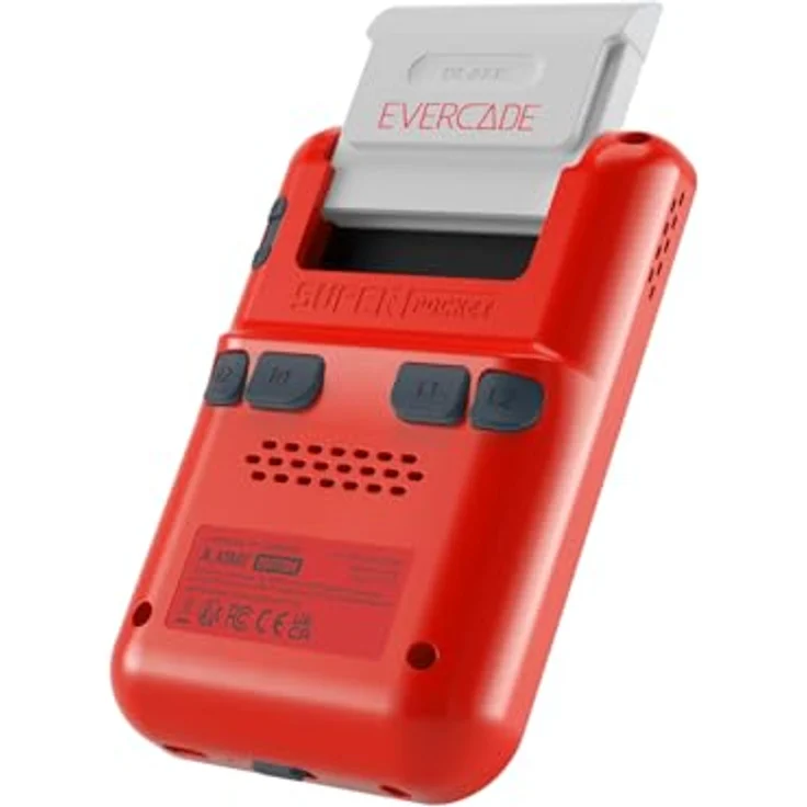 BLAZE EVERCADE ATARI SUPER POCKET, Handheld-Konsole mit 50 vorinstallierten Atari Arcade-Klassikern, rotes Gehäuse, Evercade-kompatibel, 4+ Stunden Akkulaufzeit – Bild 3
