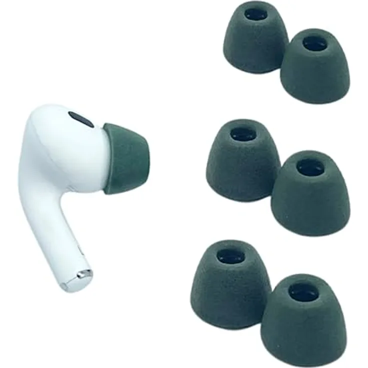 COMPLY Comply TrueGrip Ohrstöpsel, für Airpods Pro Gen 1 & 2, Pine, Größe S mit TechDefender-Technologie