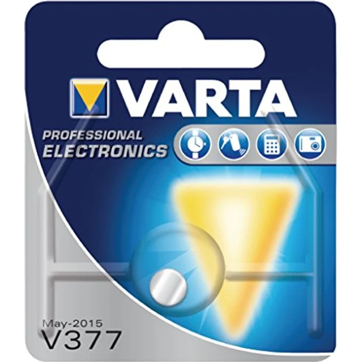 Varta Batterie Knopfzellen, IEC-Code SR66, 1,55 V/27 mAh, Chem. System Silberoxid – Bild 2