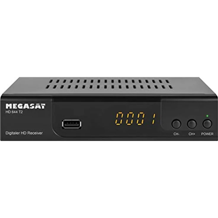 Megasat HD 644 T2 DVB-T/T2, HDMI, EPG, schwarz – Bild 1