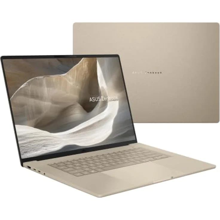 ASUS Zenbook A16, 16" OLED Laptop mit Snapdragon X2 Elite, 48GB RAM, 4TB SSD in Zabriskie Beige – Bild 3