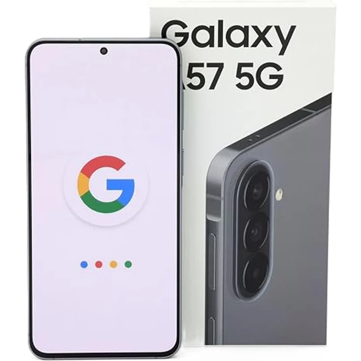Samsung Galaxy A57 Smartphone 8GB RAM 128GB Speicher, 6,7" FHD+ 120Hz, 50MP Kamera, 5.000mAh, Exynos 1680, Android 16, Awesome Gray – Bild 2