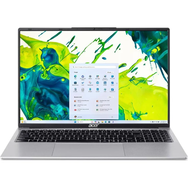Acer Aspire Lite 16 AL16-54P-523X, 16" WUXGA IPS Notebook mit Intel Core i5-1334U, 16GB RAM, 512GB SSD, Silber – Bild 1