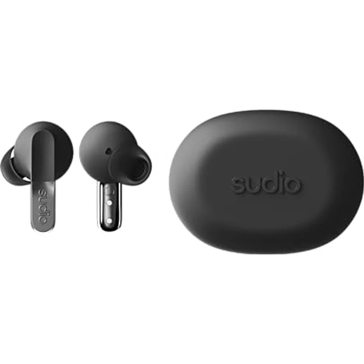 Sudio N3 Pro Black, Kabellose Kopfhörer mit aktiver Geräuschunterdrückung und IPX4 Wasserbeständigkeit, Schwarz – Bild 2