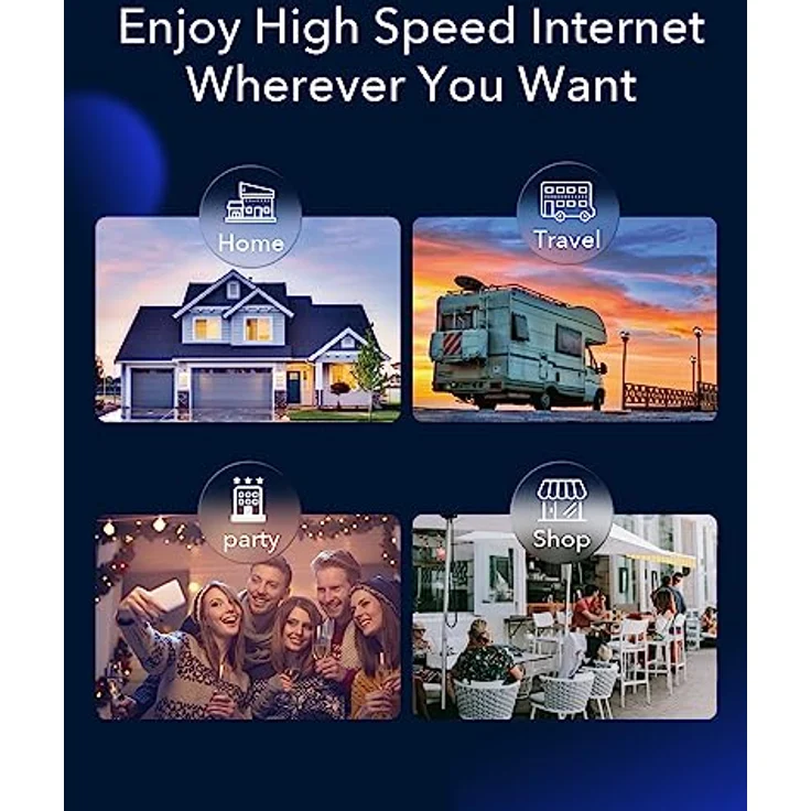 Cudy LT700 4G LTE Cat 6 Modem Router, Dual-SIM, AC1200 Dual Band WLAN, 4 Gigabit Ports, OpenVPN, WireGuard, Band Lock – Bild 5