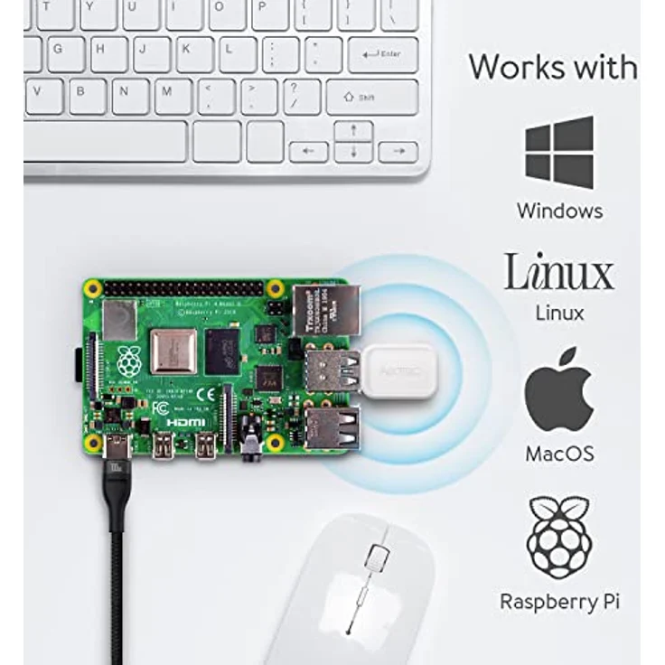 Aeotec Zi-Stick | Zigbee USB Stick für ZHA in Home Assistant, Zigbee2MQTT, Open HAB | IOBROKER | NodeRed | Smart Home Stick, weiss – Bild 4