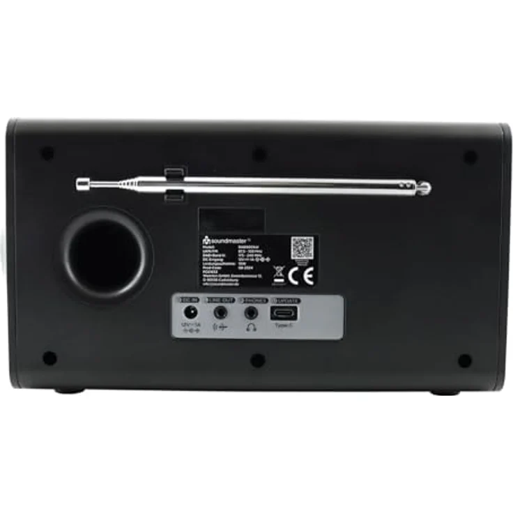 Soundmaster DAB900 Digitalradio mit DAB+ & UKW/FM, Bluetooth & Wecker, Schwarz – Bild 4