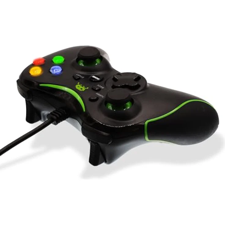 Freaks and Geeks Gamepad für Xbox (Xbox 360, PC), Gaming Controller, Schwarz – Bild 3