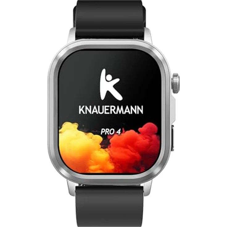 Knauermann PRO 4 (2026), 47 mm Smartwatch mit AMOLED-Display, 75 Sportmodi, Gesundheitsfunktionen und bis zu 30 Tagen Akkulaufzeit – Bild 2