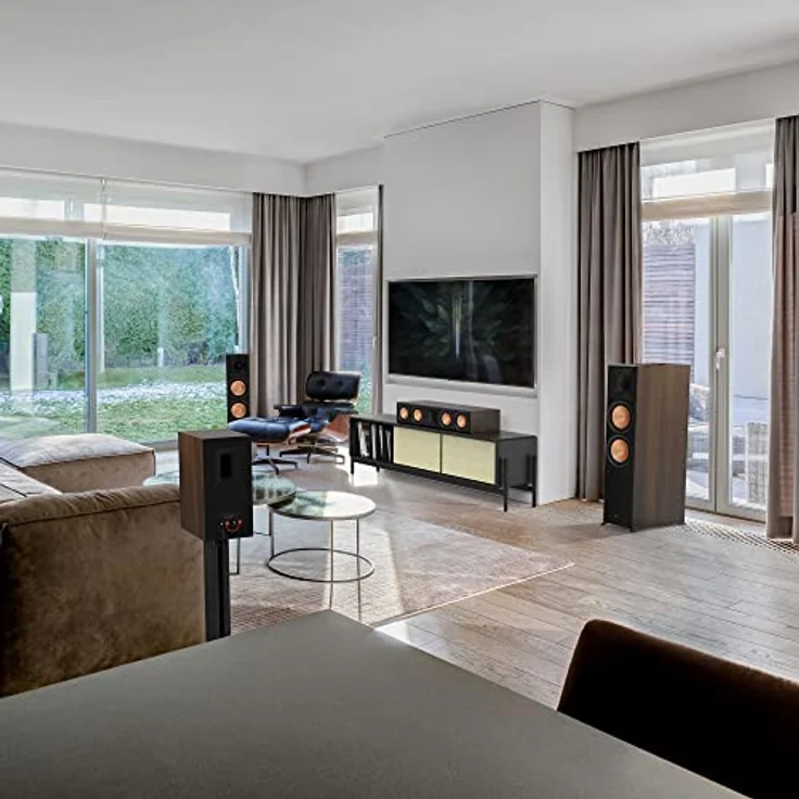 Klipsch Reference Premiere RP-8060FA II, Dolby Atmos Standlautsprecher mit 6,5 Zoll Höhenlautsprecher, Walnuss – Bild 4