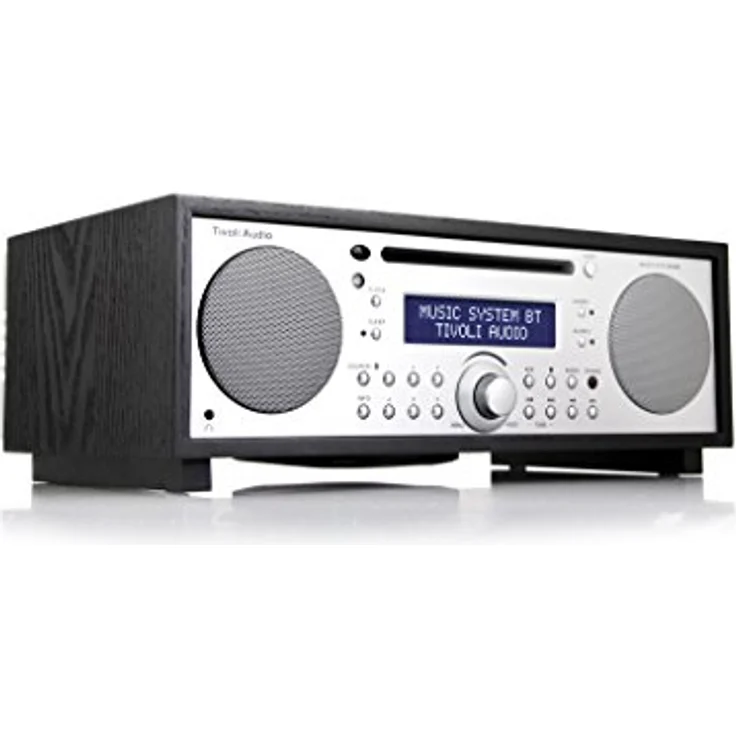 Tivoli MSYBT-1459-EU Music System BT Bluetooth UKW-MW-CD 2.1 Lautsprechersystem schwarzer Esche-silber – Bild 3