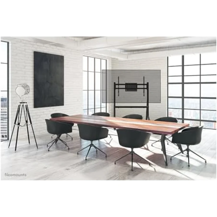 Neomounts FL50-525BL1/WH1 (Universal, 86", 76 kg), TV Ständer, Schwarz mit Touchscreen-Stabilisatoren – Bild 5