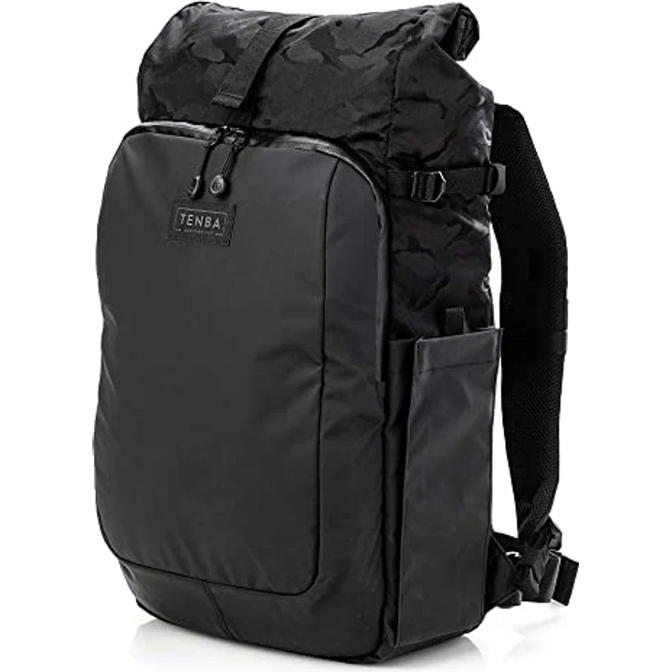 Tenba Fulton v2, Fotorucksack 16L aus Segeltuch in Schwarz/Schwarz Camo für Fotografen und Multimedia-Entwickler – Bild 3