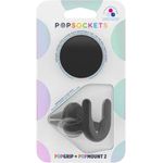 PopSockets: PopPack Bündel - Nicht haftende Auto-Lüftungshalterung für Smartphones und Tablets mit einem Austauschbarem PopGrip inklusive - PopMount 2 Car Vent + PopGrip - Preisvergleich