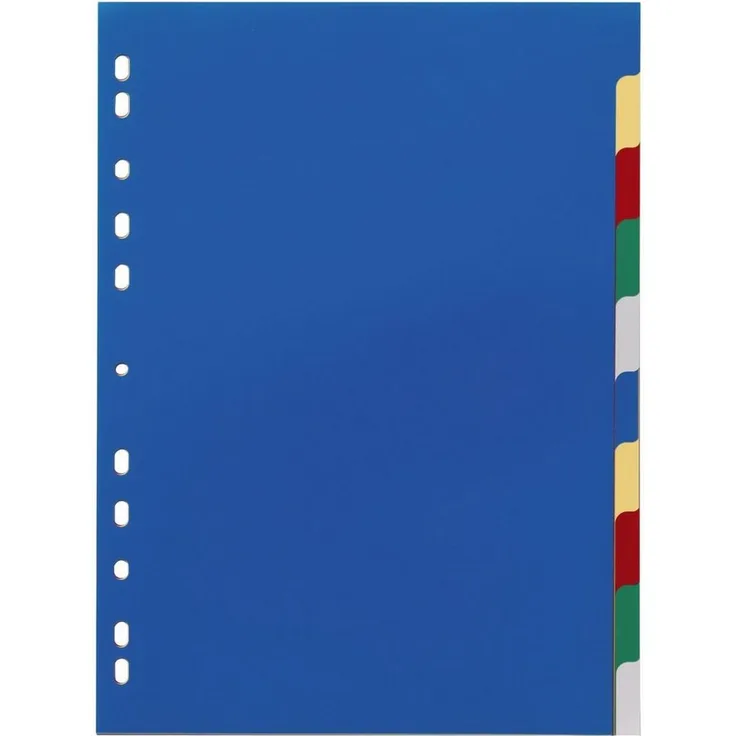 DURABLE Aktenordner DURABLE Ordnerregister PP blanko/2x5fbg f 10 Blatt, farbiger Verlauf