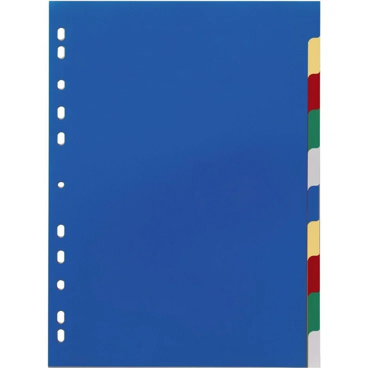 DURABLE Aktenordner DURABLE Ordnerregister PP blanko/2x5fbg f 10 Blatt, farbiger Verlauf