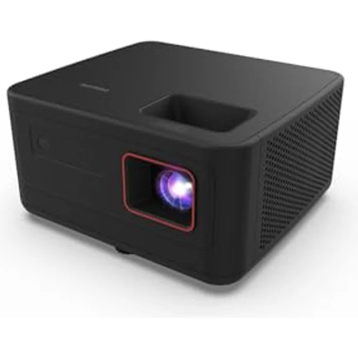 Philips GamePix 900, 4K-Beamer mit 3840 x 2160 Pixel, 6 ms Latenz, 240 Hz Bildwiederholrate, 1000 Lumen, WiFi 6, schwarz – Bild 1