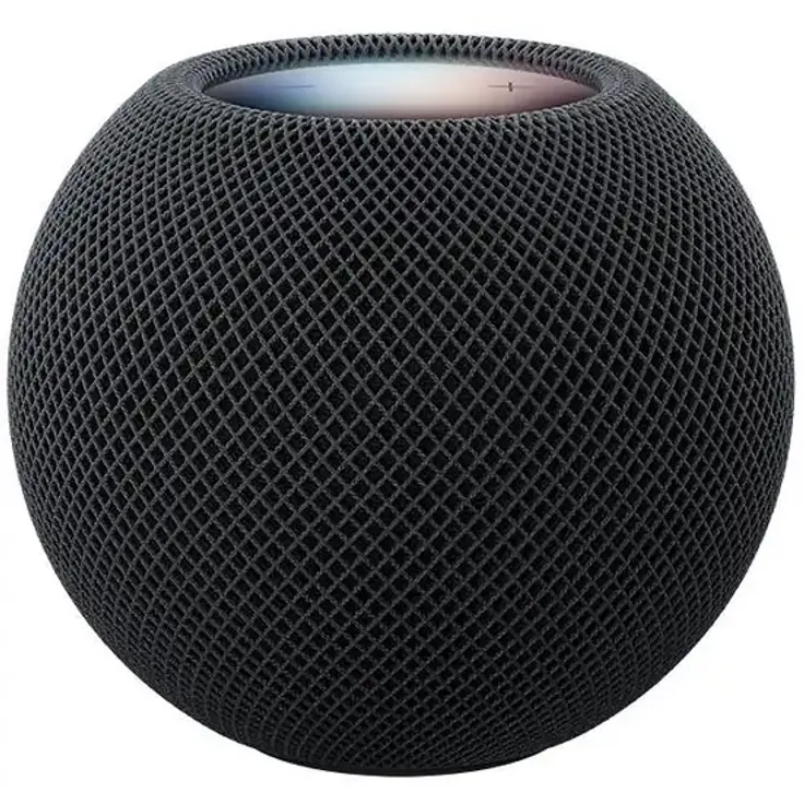 Apple HomePod mini 2 Schwarz Smart Speaker mit Siri, 360° Sound, 20 Watt, Multiroom-Audio, Netzbetrieb