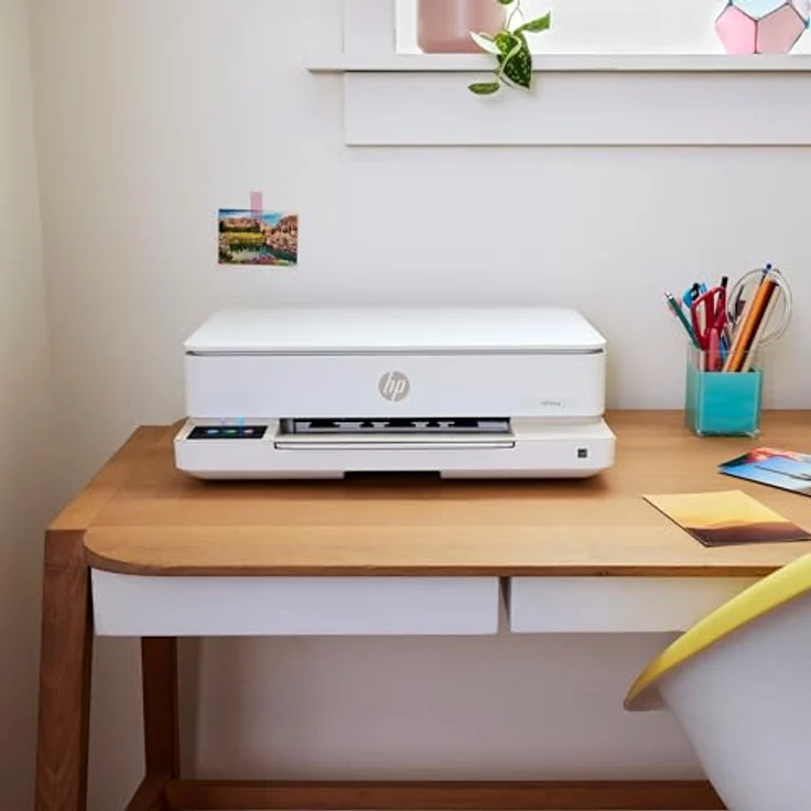 HP ENVY 6132e Multifunktionsdrucker, Wireless-Druck, Farbscannen, beidseitiges Drucken, randlose Fotos – Bild 8