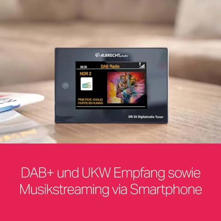 Albrecht DR 53 DAB+ Digitalradio-Tuner für die heimische Stereoanlage inkl Bluetooth – Bild 2