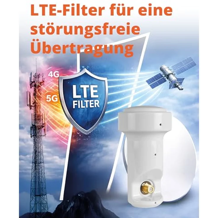 MegaSat 0401072 HD-Profi Single LNB weiß – Bild 5