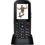 Evolveo EasyPhone EG, Balken, 6,1 cm (2.4 Zoll), Bluetooth, 900 mAh, Schwarz