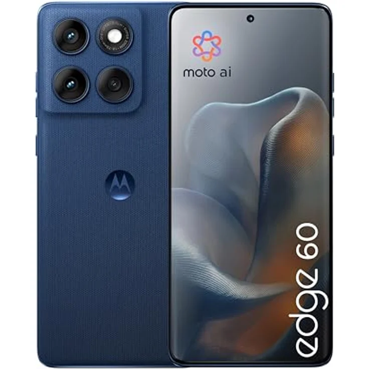 MOTOROLA edge 60, Smartphone mit 512 GB Speicher, 50 MP Triple-Kamera und Dual SIM, Gibraltar Sea – Bild 2