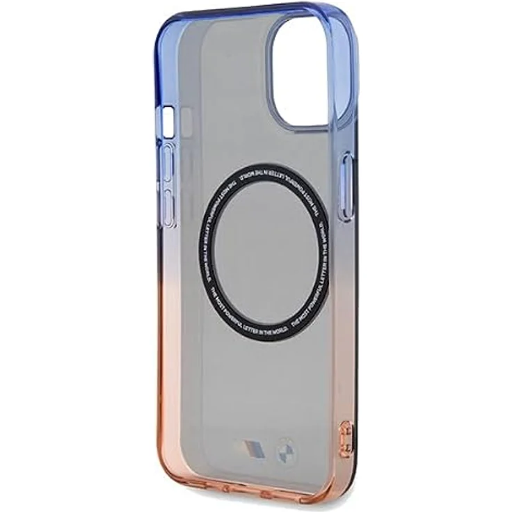 BMW Gradient Bumper MagSafe Case für iPhone 15 Plus / 14 Plus, schützende Handyhülle in Grau mit exklusivem Design – Bild 7