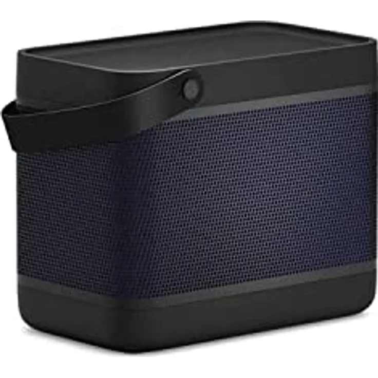 Bang & Olufsen Beolit 20 - Leistungsfähiger, kabelloser, tragbarer 360° Bluetooth Heim- Lautsprecher mit USB-C Ladekabel und integrierter Qi Ladestation - Schwarz Anthracite