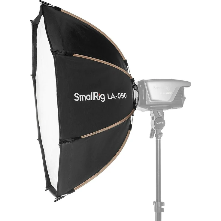 SmallRig LA-O90, 83 cm Softbox mit Reflektor, robuste Bauweise, schneller Aufbau, Bowens-Halterung, Oxford-Diffusor mit Antireflexbeschichtung